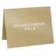 Tailored Name Folded Shimmer Note Cards Image 5 of 6